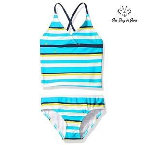 Kanu Surf Striped Candy Tankini Swimsuit Size 2T